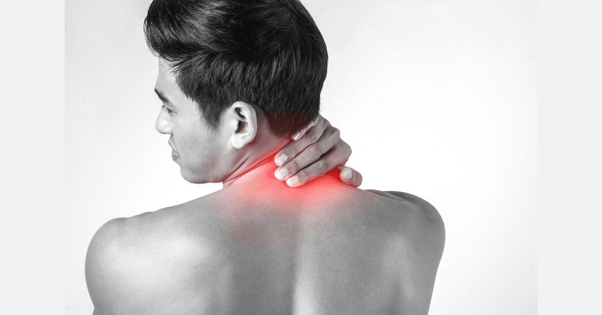 image of serious neck pain
